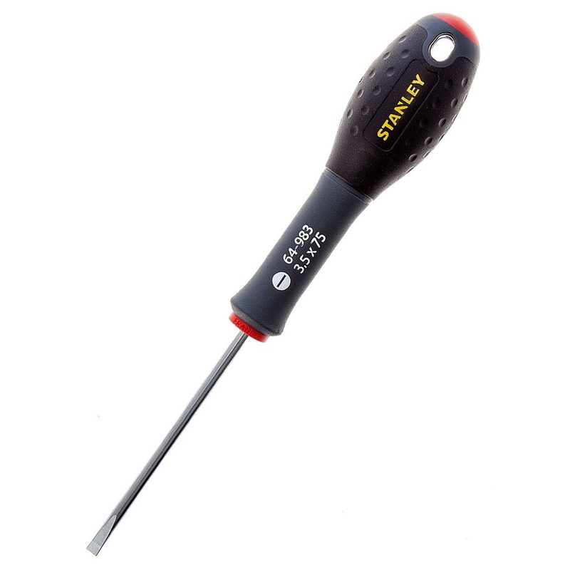 Compare stanley 0-64-983 fatmax screwdriver parallel 3.5mm x 75mm extra large products from over 25,000 stores