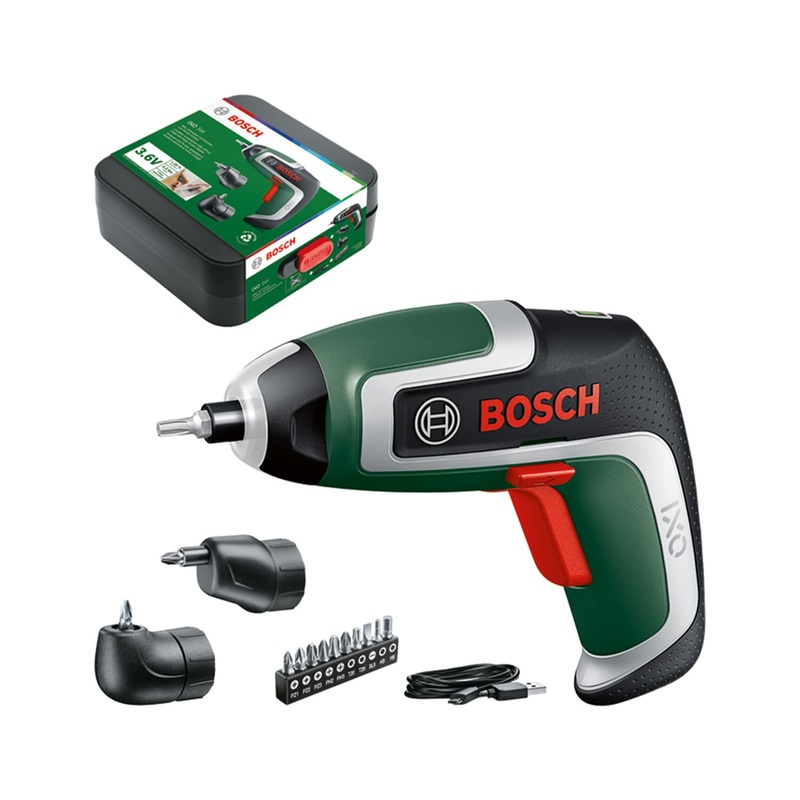 Compare bosch home and garden bosch ixo set 3.6v cordless screwdriver 1 x 2ah integrated li-ion usb charger case size 7 products from over 25,000 stores