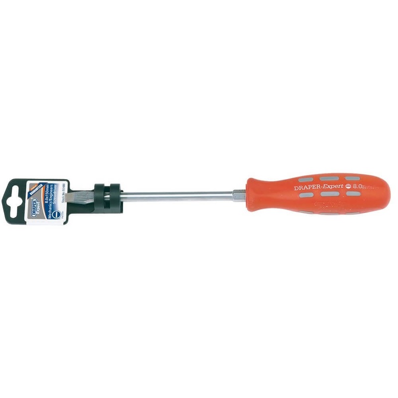 Compare draper expert mechanics soft grip flared slotted screwdriver 8mm 150mm products from over 25,000 stores