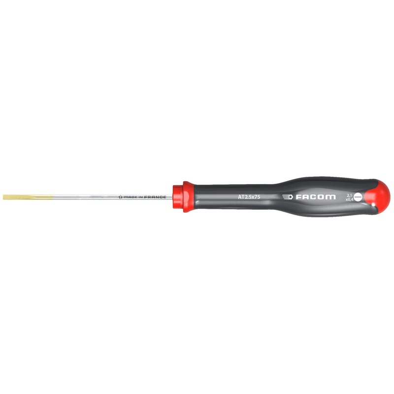 Compare facom black at x 75 mm protwist screwdriver for slotted screws – countersunk blade, size 2.5 products from over 25,000 stores