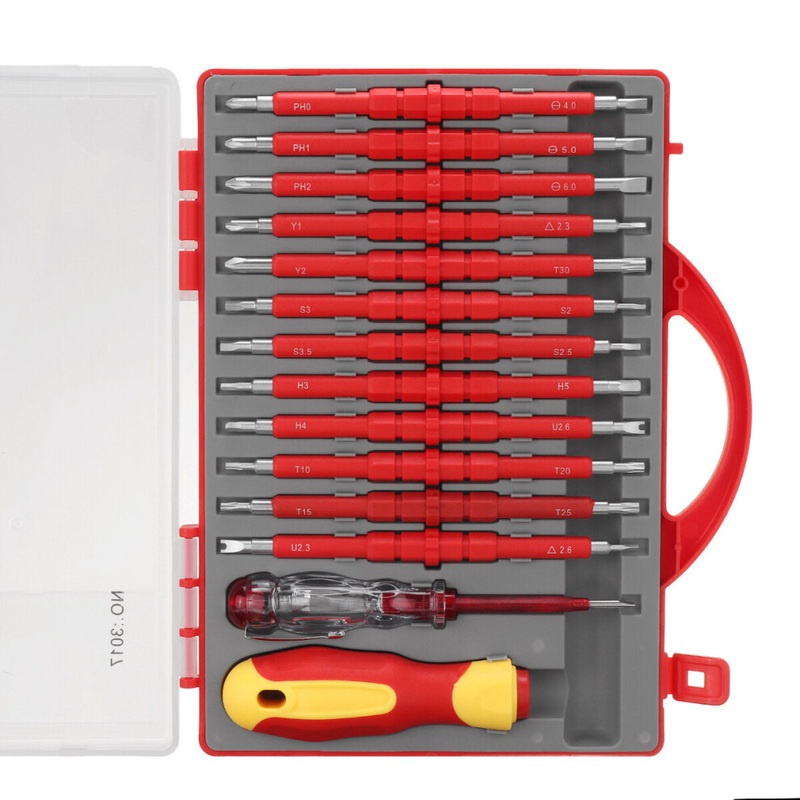 Compare greenzech red 14 in 1 magnetic screwdriver set insulated multi screw driver repair tools kit 14in products from over 25,000 stores