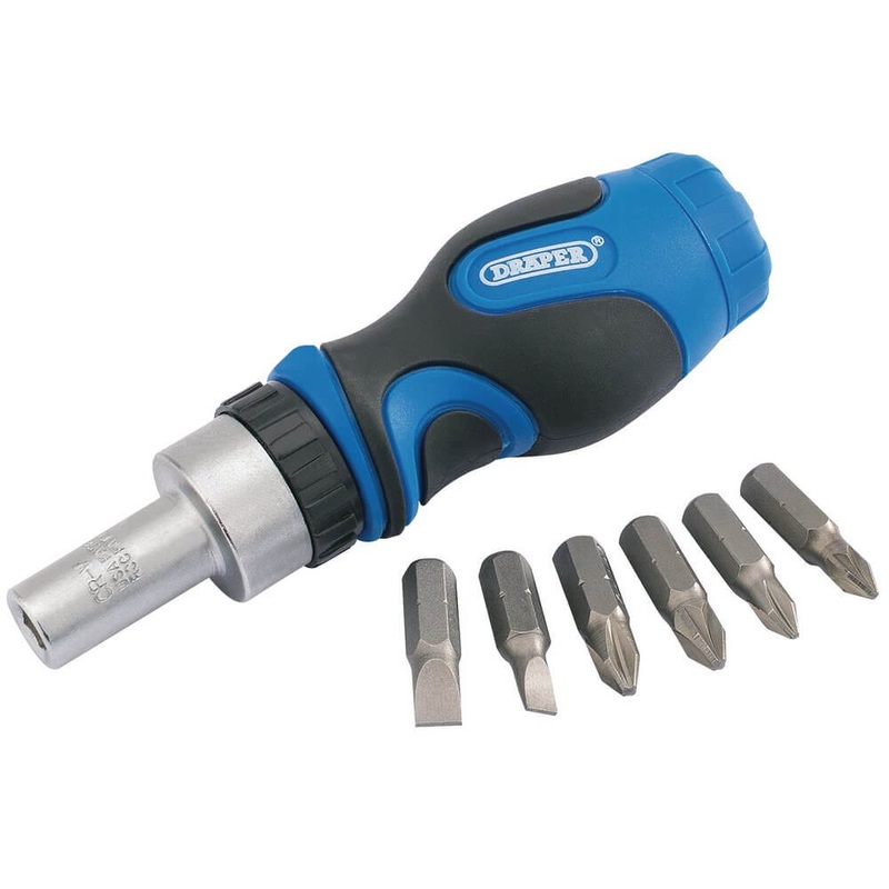 Compare draper stubby ratchet screwdriver and bit set (7 piece) size 7 products from over 25,000 stores