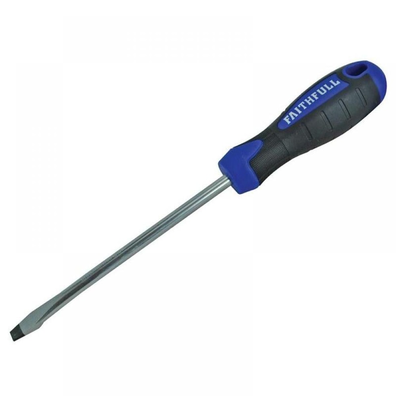 Compare faithfull soft grip screwdriver flared slotted tip 10.0 x 200mm faisdf200 black – mpn: faisdf200 – zoro products from over 25,000 stores