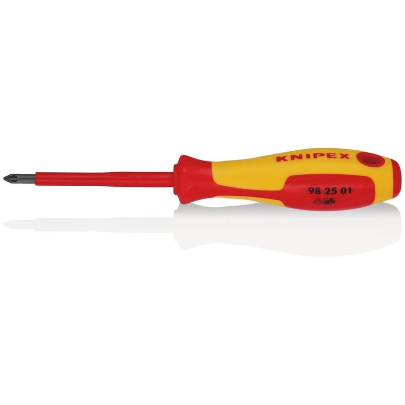 Compare knipex 98 01 vde insulated pozidriv screwdriver pz1 x 80mm each 1 57556 size 25 products from over 25,000 stores