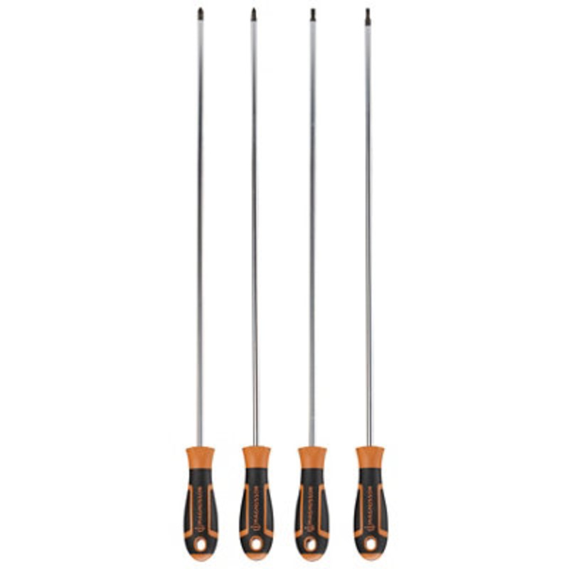 Compare magnusson black / orange piece long reach mixed screwdriver set size 4 products from over 25,000 stores