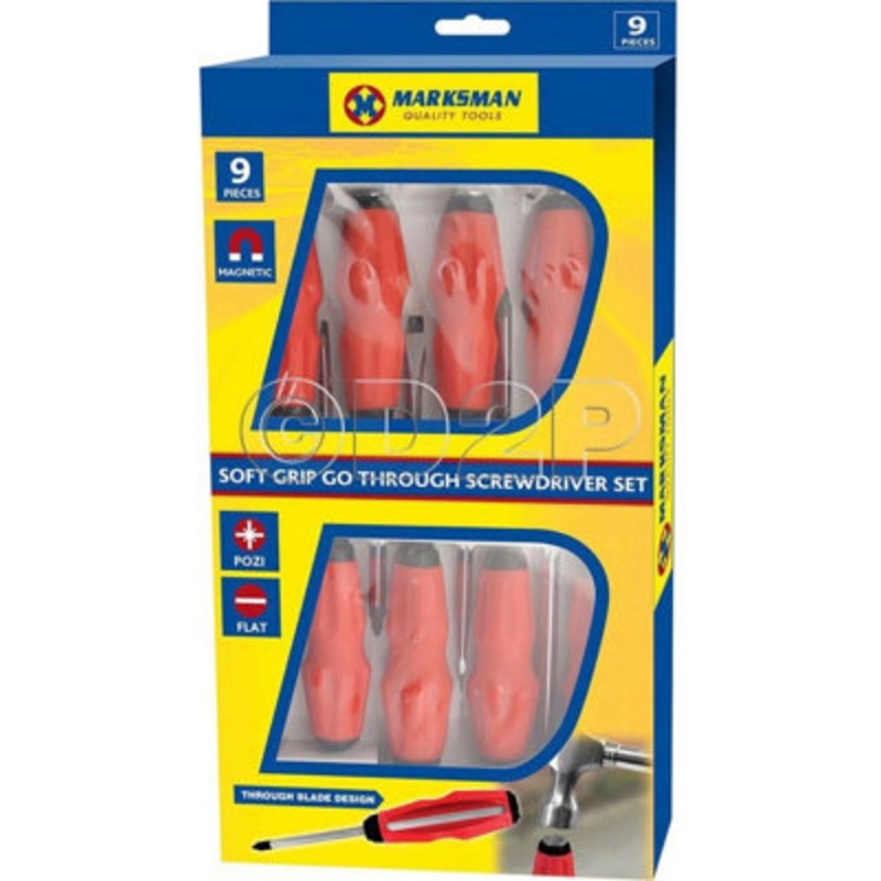 Compare marksman 9pc soft grip go through screwdriver set impact hammer magnetic hand tool products from over 25,000 stores