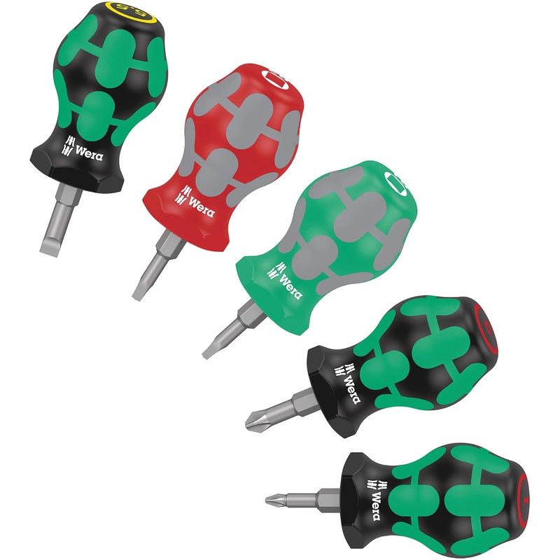 Compare wera kraftform 5 piece stubby screwdriver set products from over 25,000 stores