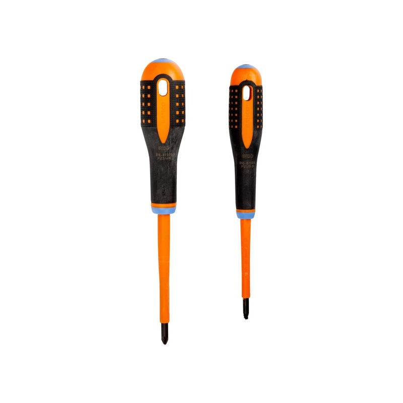 Compare bahco be-9890s insulated ergo combi screwdriver twin pack pz1/sl5 & pz2/sl6 products from over 25,000 stores