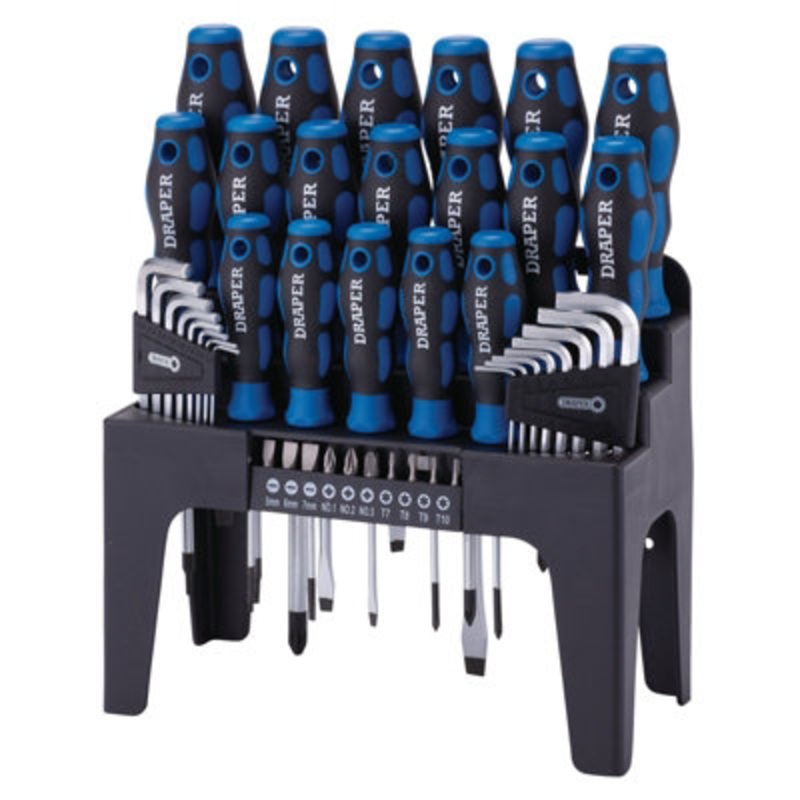 Compare draper 81294 soft grip screwdriver, hex key and bit set (44 piece) products from over 25,000 stores