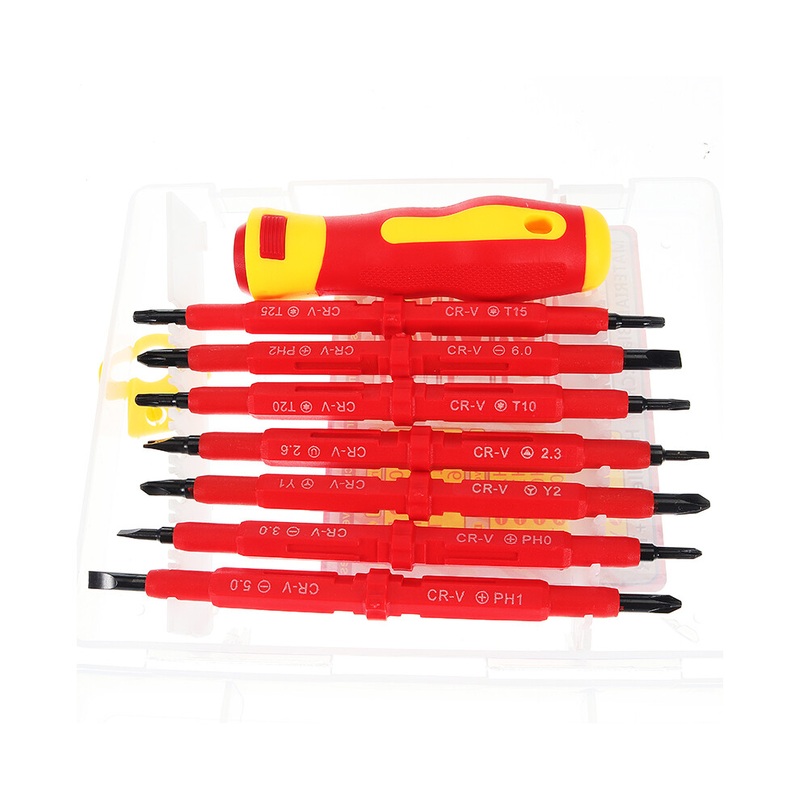 Compare new 7pcs 1000v electronic insulated screwdriver set repair tools size 7 products from over 25,000 stores