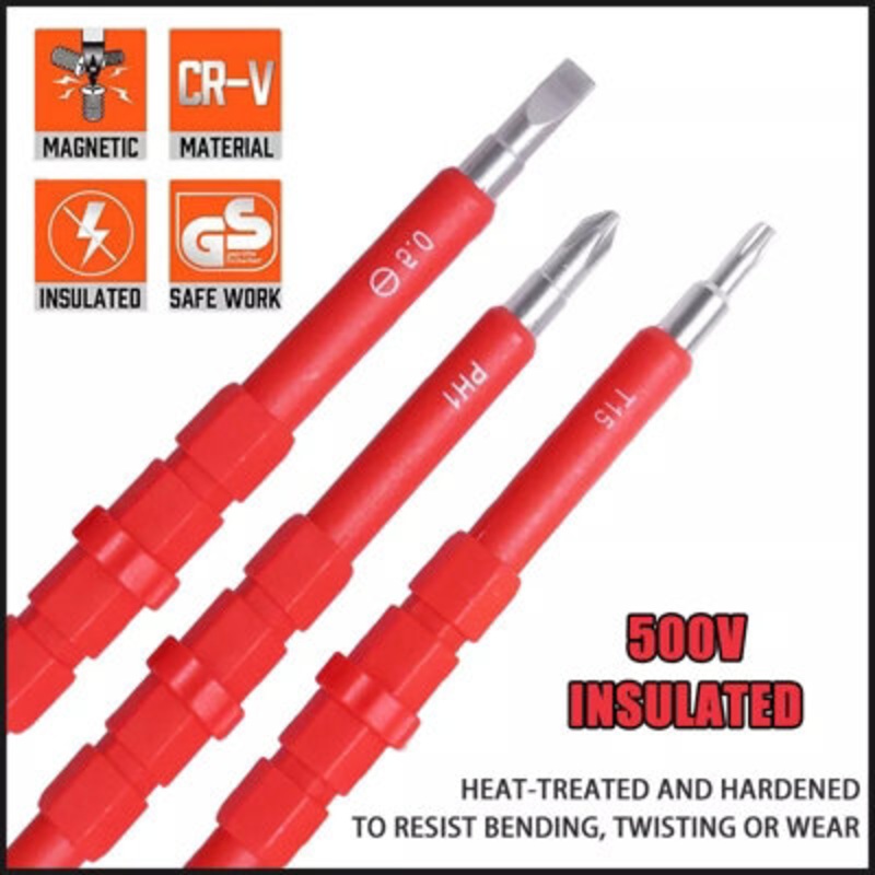 Compare b&q insulated screwdriver set electrician magnetic tips hand tool kit products from over 25,000 stores