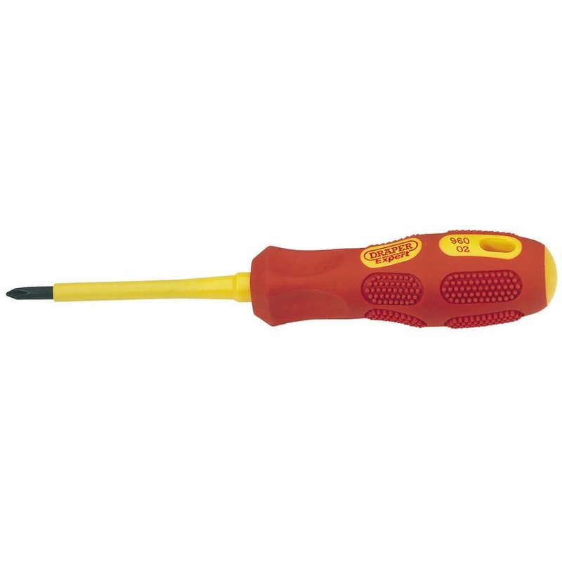 Compare draper vde approved fully insulated cross slot screwdriver, no.1 x 80mm (sold loose) dr-69225 products from over 25,000 stores