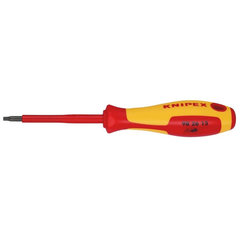 Compare knipex 98 15 vde insulated torx screwdriver tx15 x 80mm each 1 34659 size 26 products from over 25,000 stores