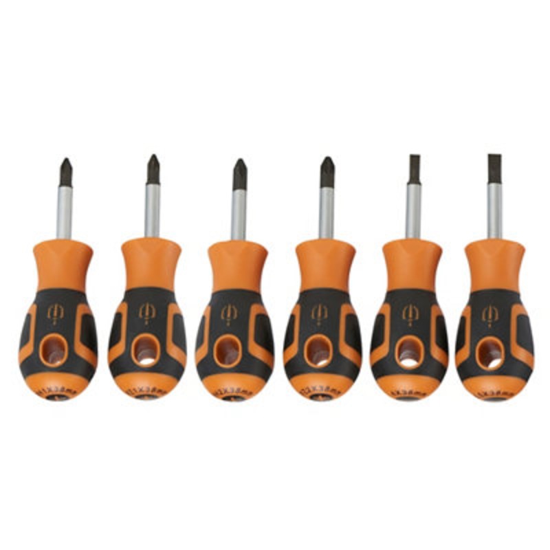 Compare magnusson black/orange 6 piece stubby mixed screwdriver set products from over 25,000 stores