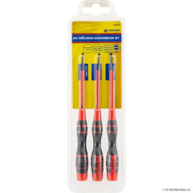 Compare marksman 6pc carbon steel precision screwdriver set tools handle grip rotating tops flat size 6 products from over 25,000 stores