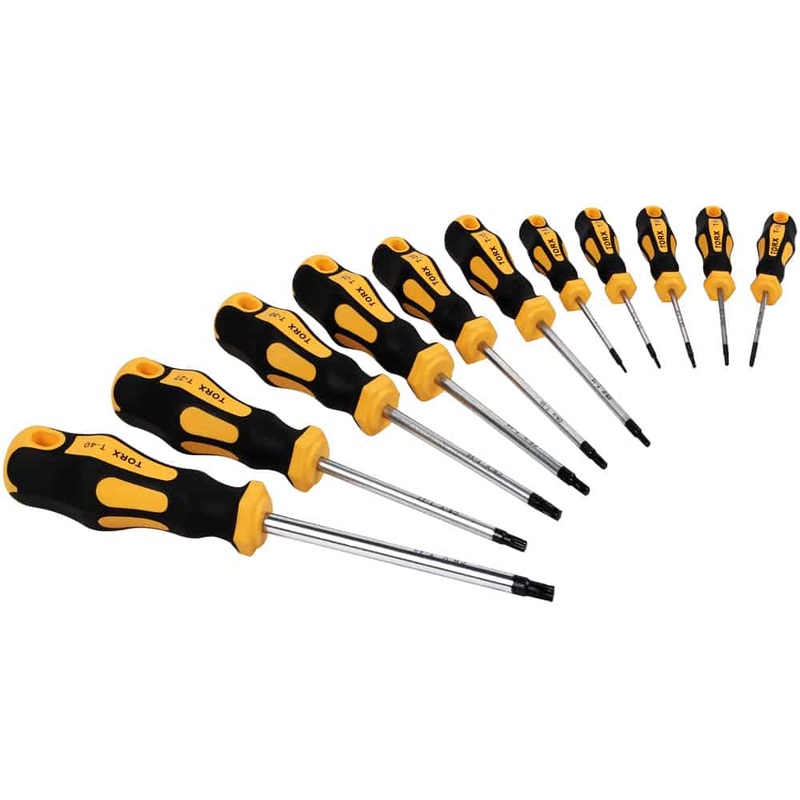 Compare monzana pcs torx screwdriver set inside chrome vanadium steel size 11 products from over 25,000 stores