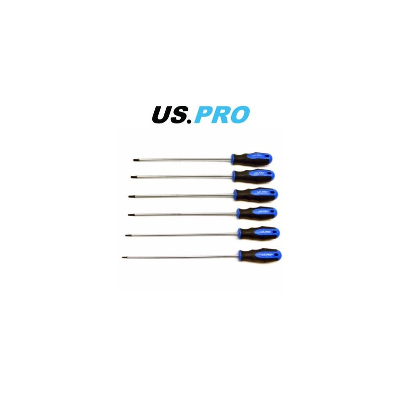 Compare us pro 6pc extra long star torx screwdriver set 250mm t10 – t30 1591 size 6 products from over 25,000 stores