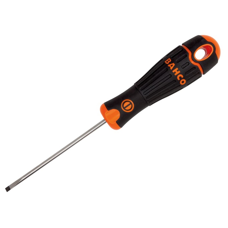 Compare bahco bahcofit screwdriver parallel slotted tip 3.5 x 100mm bah191035100 black – mpn: b191.035.100 – zoro products from over 25,000 stores