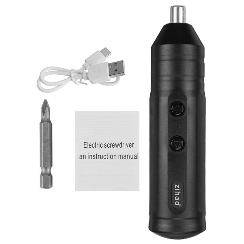 Compare greenzech black (1pc) 1pc/10pcs/45pcs portable mini electric screwdriver smart cordless automatic screwdriver multi-function bits portable power tools set with bits size 1 products from over 25,000 stores
