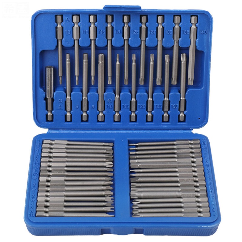 Compare hi-spec 50pcs 75mm long reach bit set cr-v quick release screwdriver bits torx star hex pozi phillips slotted screwdriver hand tool products from over 25,000 stores