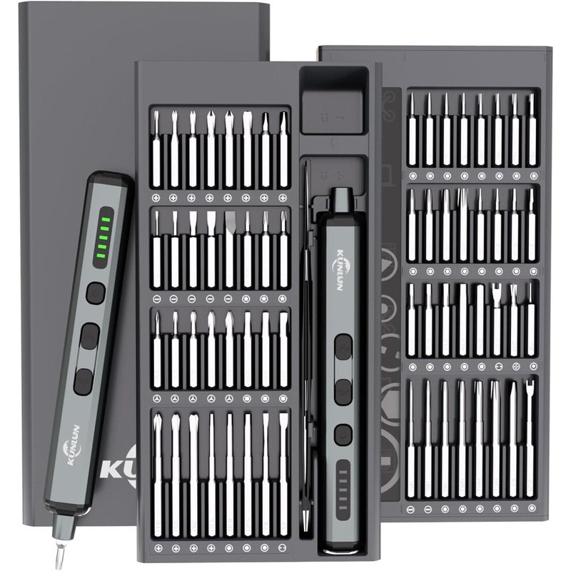Compare light (68in1 screwdriver) 68 in precision cordless mini screwdriver set with 64 magnetic bits s2 steel with led size 1 products from over 25,000 stores