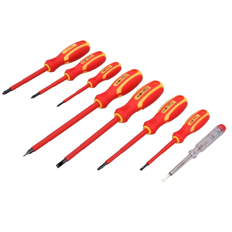 Compare ab tools vde insulated electrical screwdrivers + mains tester phillips flat 8pc size 8 products from over 25,000 stores