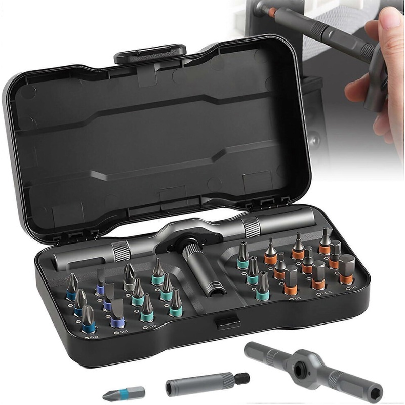 Compare (as show, one ) diy screwdriver 24 in 1 multi bit magnetic screwdriver set multifunctional toolbox 24in products from over 25,000 stores