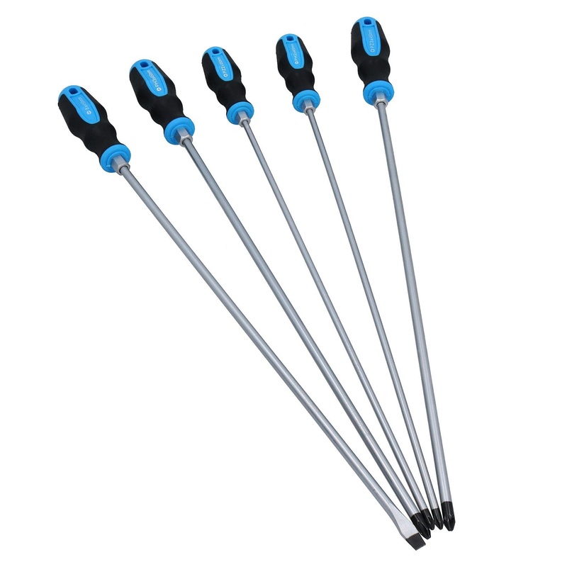 Compare high grade extra long screwdriver set 450mm pozi phillips flat 5pc products from over 25,000 stores