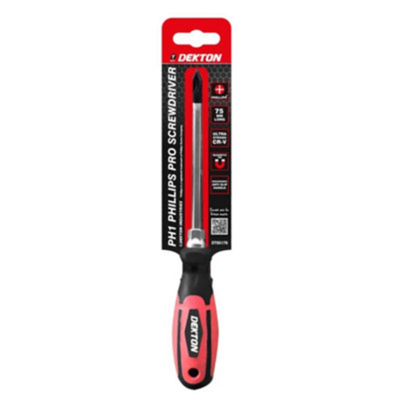 Compare new dekton philips no1 x 75mm pro screwdriver, dt65178 products from over 25,000 stores