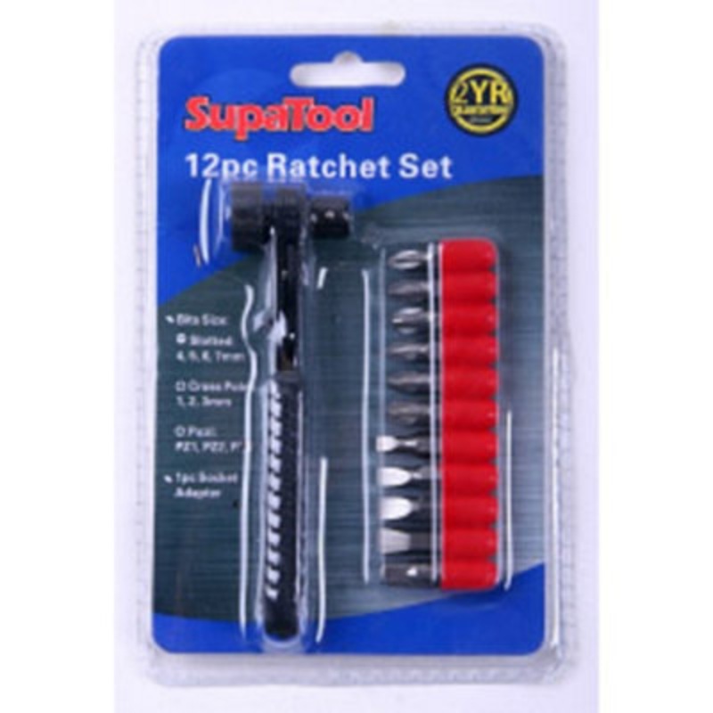 Compare b&q black/red supatool ratchet screwdriver set (pack of 12) (one ) size 12 products from over 25,000 stores