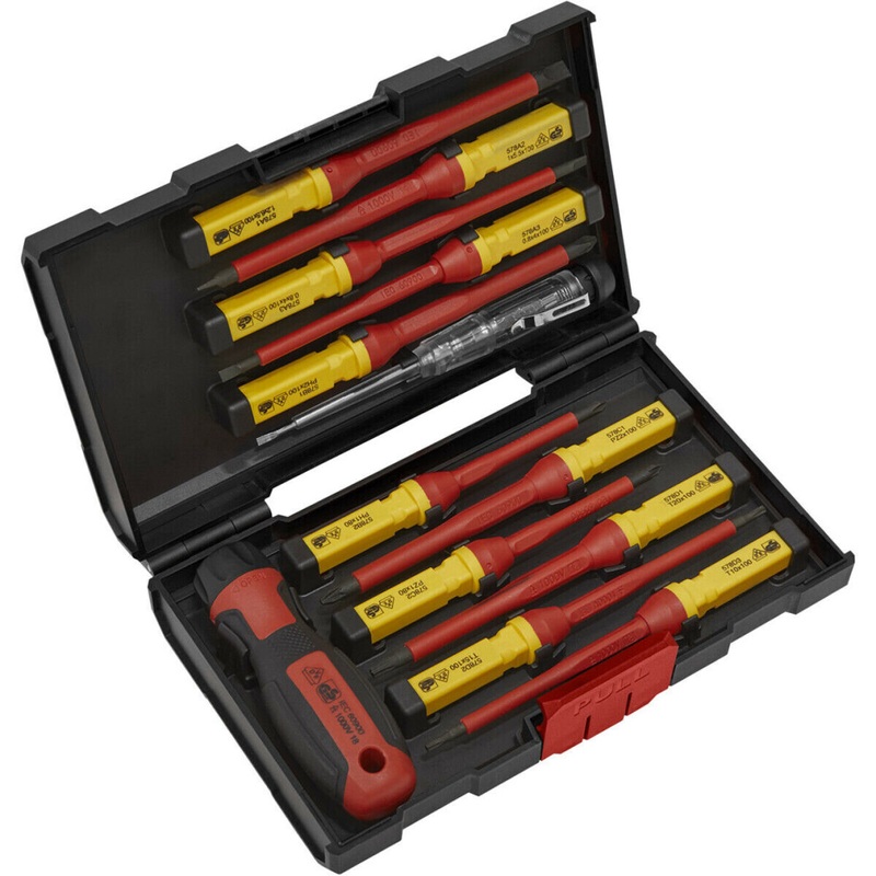 Compare loops unisex multi 13 pack interchangeable vde screwdriver set – 1000v shock proof insulated shaft products from over 25,000 stores