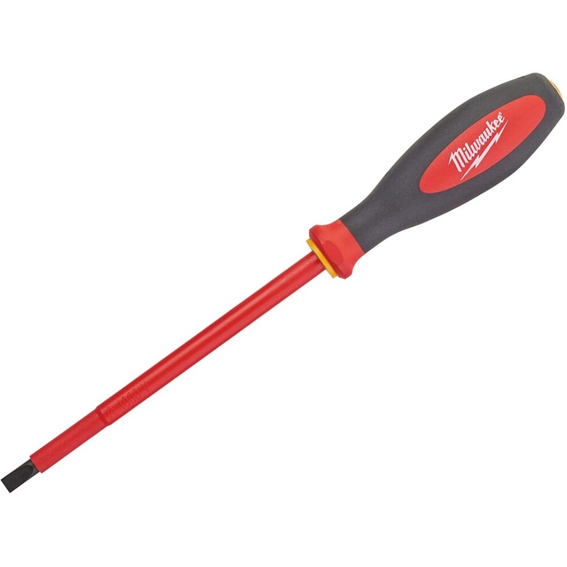 Compare new milwaukee 932464039 vde slotted screwdriver x 150mm, red size 6.5 products from over 25,000 stores