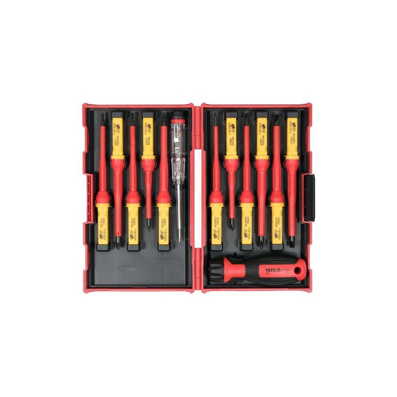 Compare yato yt-28295 vde screwdriver set 13pcs slotted ph pz torx interchangeable size 13 products from over 25,000 stores