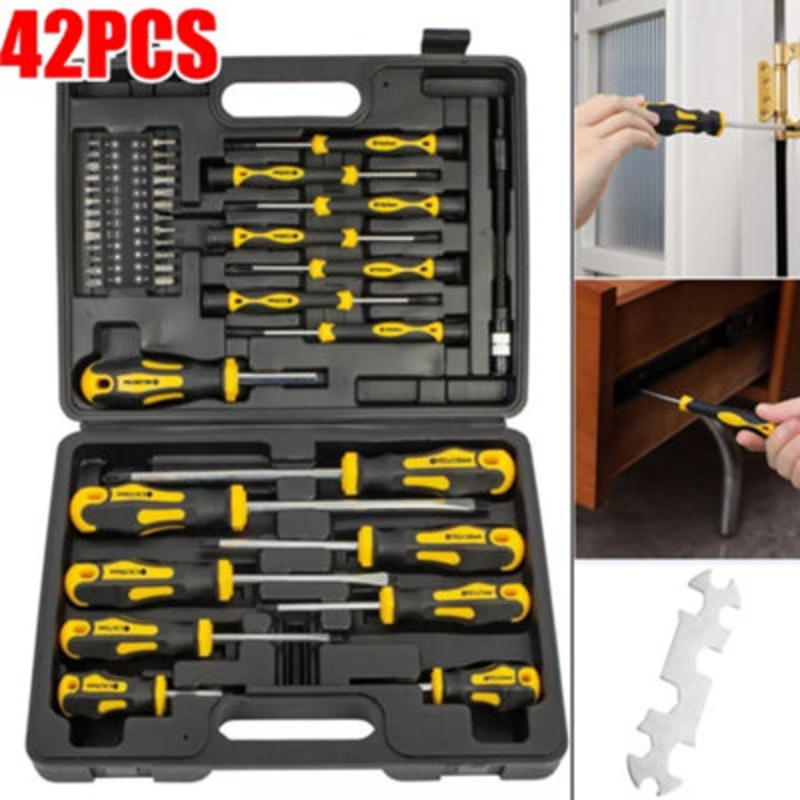 Compare b&q 42pcs premium magnetic screwdriver set cross-head flat heads precision products from over 25,000 stores