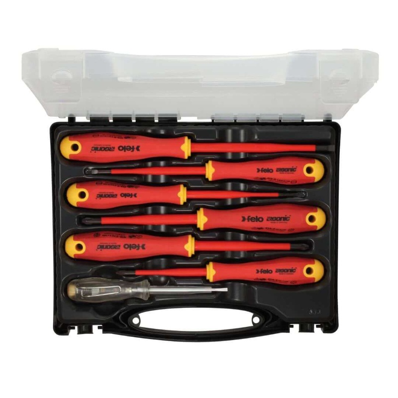 Compare felo black fe41380736 sd ergonic vde e-slim set 7-pcs. sl/ph/pz case size 3.0 products from over 25,000 stores