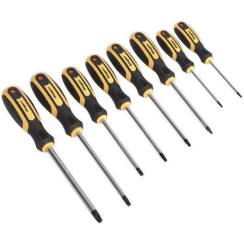 Compare loops unisex multi 8 pack trx star screwdriver set – comfort grip handle – t8 to t40 magnetic tips products from over 25,000 stores