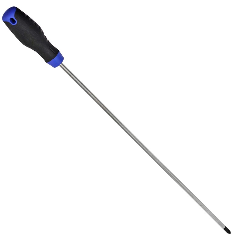 Compare spares2go extra long reach chrome vanadium cr-v phillips head screwdriver (500mm) products from over 25,000 stores