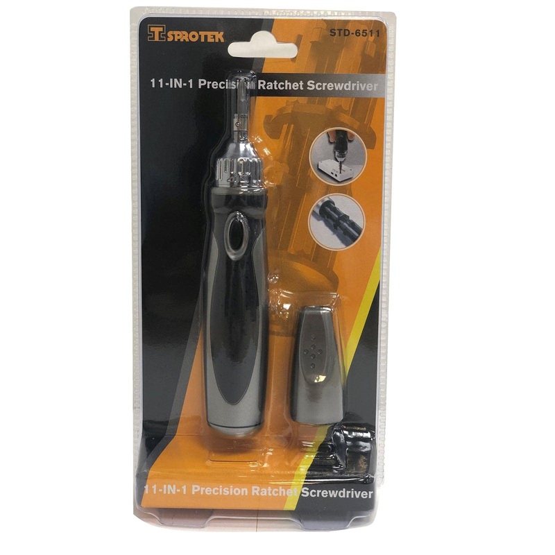 Compare sprotek 11-in-1 precision ratchet screwdriver kit – philips, torx bits stored in products from over 25,000 stores