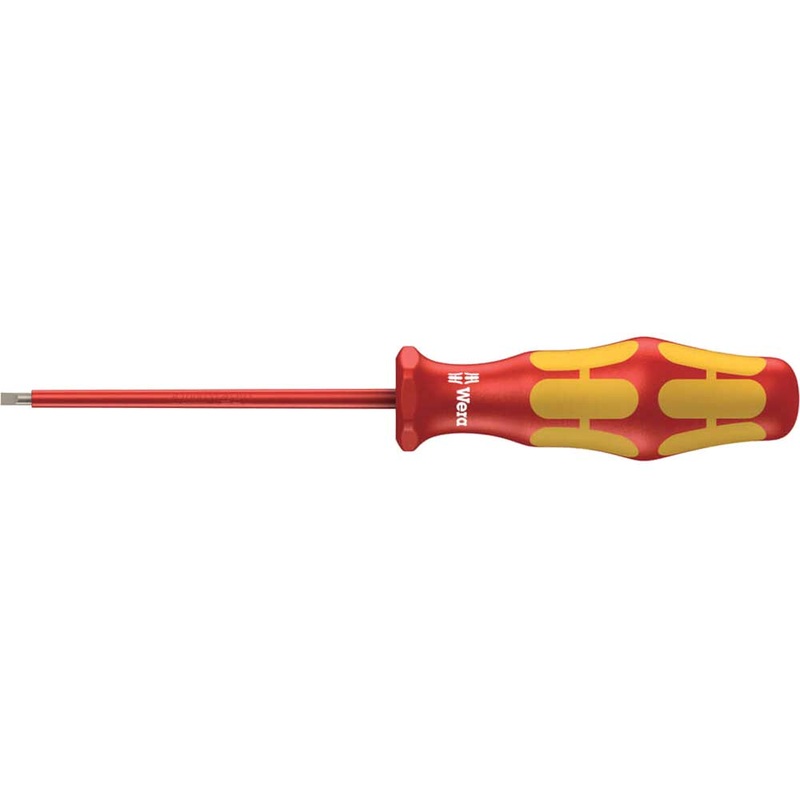 Compare wera 006100 kraftform 160i vde insulated screwdriver slot tip x 80mm size 2.5 products from over 25,000 stores