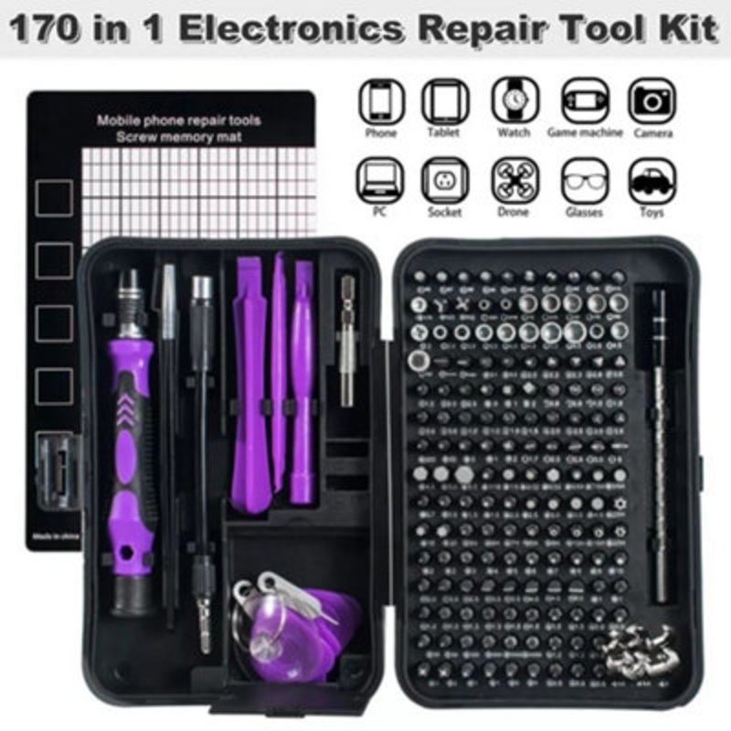 Compare b&q 170 in 1 magnetic precision screwdriver set computer pc phone repair tool kit-uk products from over 25,000 stores