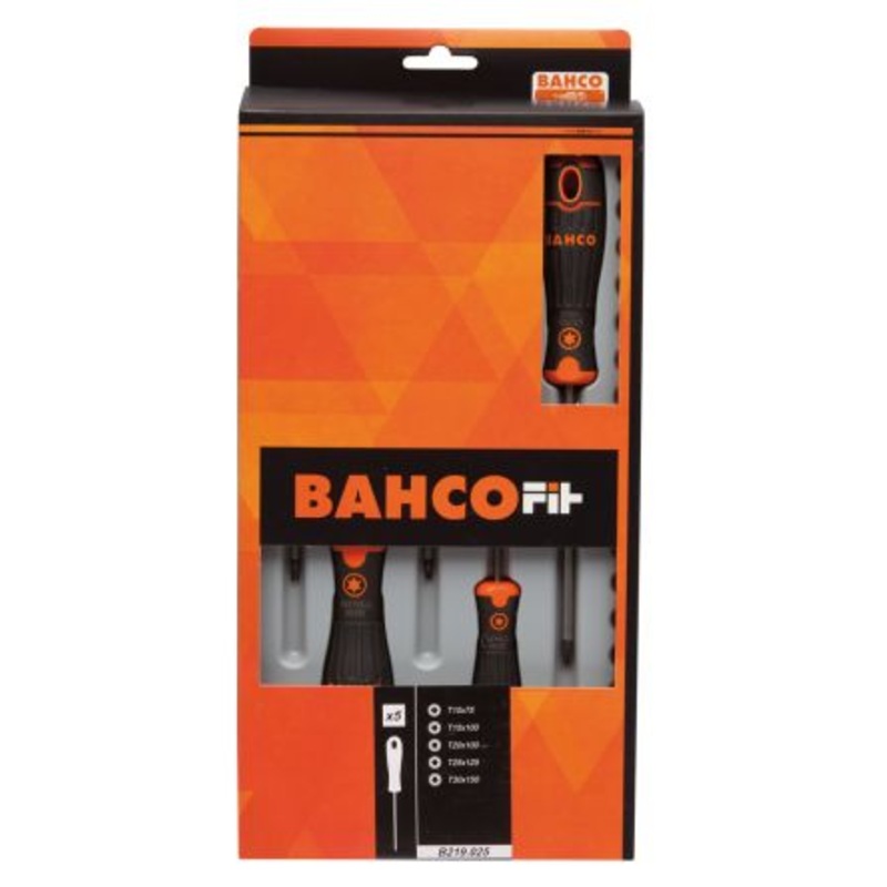 Compare bahco – b219.025 bahcofit torx screwdriver set, piece size 5 products from over 25,000 stores