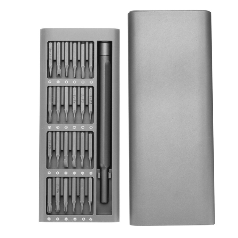 Compare gray new 24 in 1 multi-tool magnetic screwdriver diy screw driver repair kit 24in products from over 25,000 stores