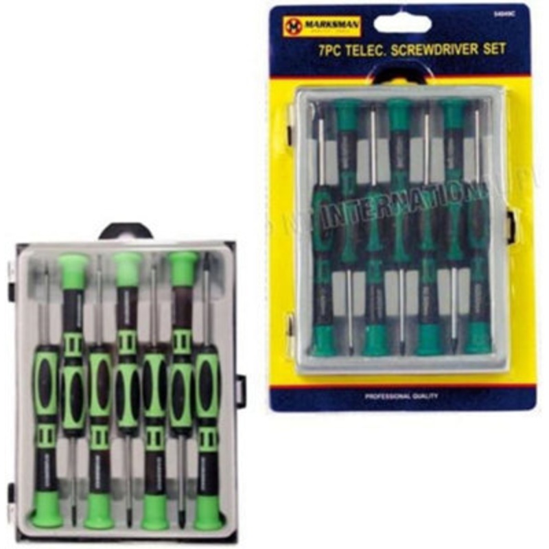 Compare marksman 7pc telecommunication screwdriver set jewellery watches precision kit home diy products from over 25,000 stores