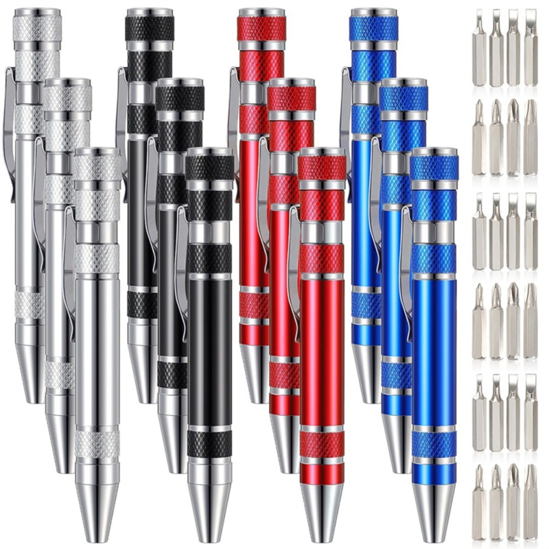 Compare 12 pieces pen screwdriver gifts multitool handy tool eight in one size 12 products from over 25,000 stores