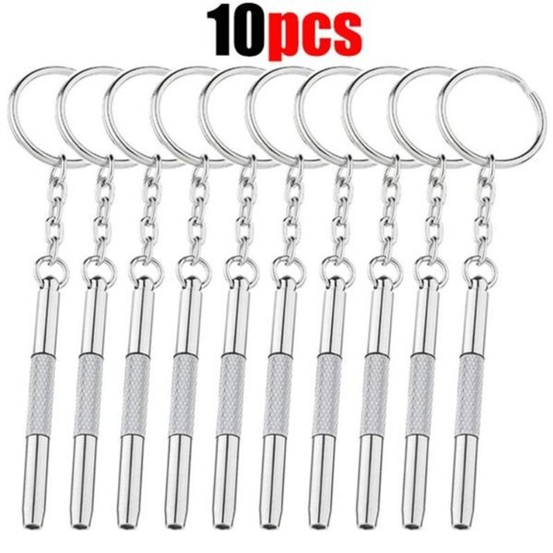 Compare (as the picture, 10pcs) new steel glasses screwdriver eyeglass screwdriver watch repair kit with keychain portable hand tools precision screwdriver to size 10 products from over 25,000 stores