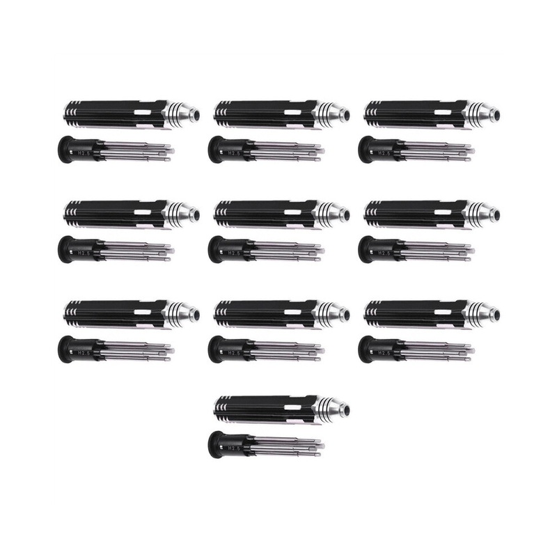 Compare tlily white 10x 4 in 1 hexagon head hex screw driver tools set 1.5-3mm fr rc helicopter car size 10 products from over 25,000 stores