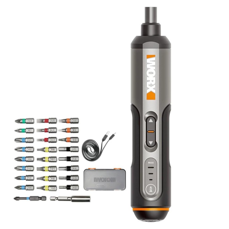 Compare wnewtools grey wx240 4v usb mini screwdriver cordless electric screwdrivers hosehold diy screw driver tool handle with 26pcs bit size 4 products from over 25,000 stores