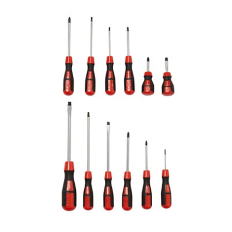 Compare b&q 12 piece standard mixed screwdriver set black/red products from over 25,000 stores