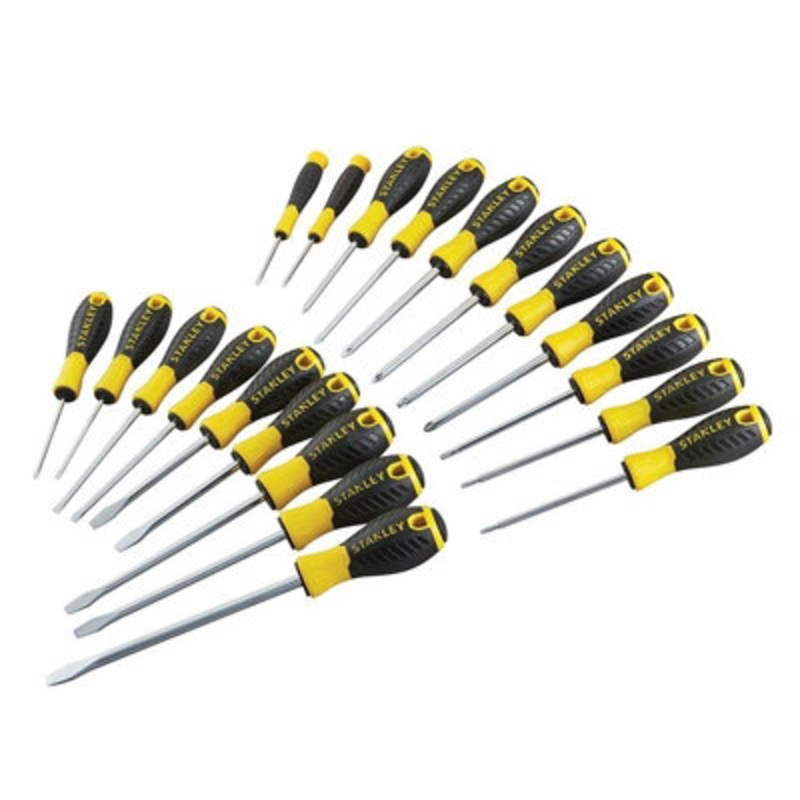 Compare b&q stanley hand tools 0-60-213 essential screwdriver set, 20 piece multi colour (one size) products from over 25,000 stores