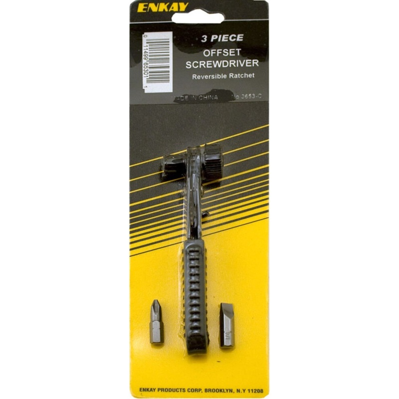 Compare enkay 3653 offset ratcheting screwdriver set carded 3-piece size 3 products from over 25,000 stores